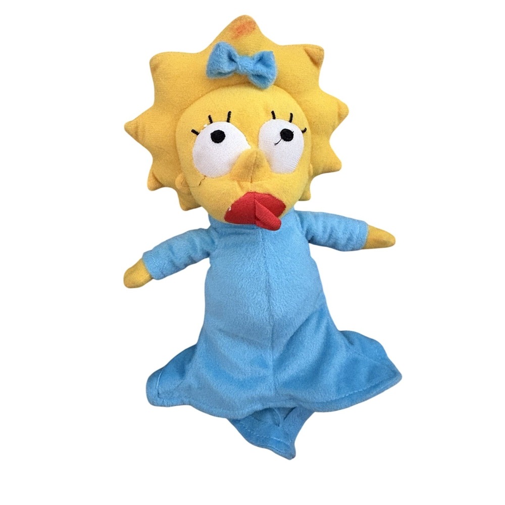 Vintage Maggie Simpson Plush Doll The Simpsons Collectible ToyUniversal Studios
